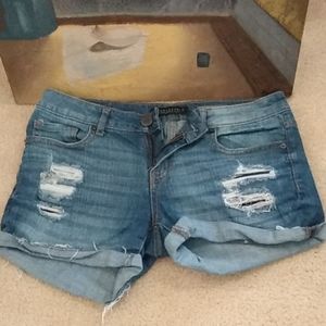 Aeropostale distoryed jean  shorts